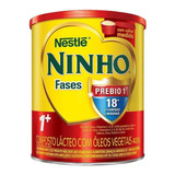 Fórmula Infantil Em Pó Sem Glúten Nestlé Ninho Fases 1+ En Lata De 4 De 400g - 12 Meses A 3 Anos