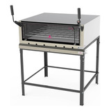 Forno 12 Pizza Refratário Inox Progás Prp900 Gás 90 X 90
