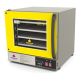 Forno De Bancada Elétrico Progás Prp-004 Plus Versão Digital 39l Prateado/amarelo 127v