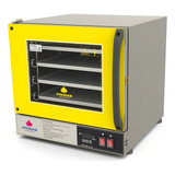 Forno De Bancada Elétrico Progás Prp-004 Plus Versão Digital 39l Prateado/amarelo 220v