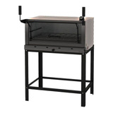 Forno De Pizza Industrial A Gás Com Pedra Refratária 80x60