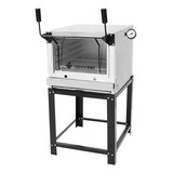 Forno De Pizza Industrial Gás Inox Refratario 45x62 Até 300°
