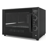 Forno Elétrico De Bancada Nardelli 60litros Top60 Black 110v Cor Preto 127v