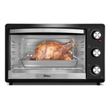 Forno Elétrico Philco Dupla Resistência 44 Litros Preto 220v