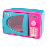 Forno Microondas Infantil Rosa C/ Luz