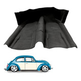 Forração Assoalho Carpete Preto Moldado Vw Fusca Todos Anos