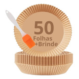 Forro De Papel Airfryer Tapete Antiaderente 50pc Grandes