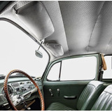 Forro De Teto Vw Fusca Completo Com Moldura Vigia Furadinho