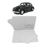 Forro Porta Vw Fusca 63 - 77 Jogo 4 Peças Com Bolsa 