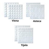 Forrorama 10 Placas De Pvc 3d 50cm X 50cm Veneza