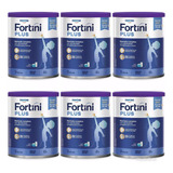 Fortini Plus Kit 6 Latas Baunilha