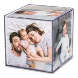 Foto Cubo De Acrílico Grande 9x9 Cm - 1 Unid