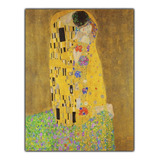 Foto Poster Hd Gustav Klimt 50cmx65cm Kiss Obra Arte O Beijo