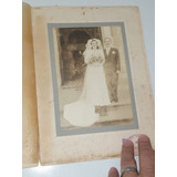 Fotografia Antiga Casamento Casal Na Porta Da Igreja 