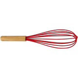 Fouet Batedor De Clara Creme Bolo Silicone Bambu - Fue Fuet