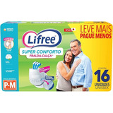 Fralda Calça Geriatrica Lifree Super Conforto Com 16
