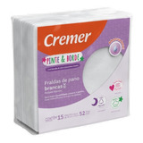 Fralda De Pano Pinte E Borde Branca 15 Unidades 70x70 Cremer