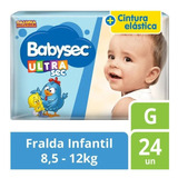 Fralda Descartável Infantil Babysec Ultra Sec