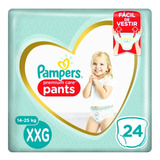 Fralda Descartável Infantil Pants Pampers Premium Care Xxg Pacote 24 Unidades