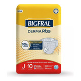Fralda Descartável Juvenil Bigfral Derma Plus Juvenil 