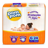 Fralda Descartável Pompom Protek Tamanho G