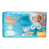 Fralda Descartável Tom E Jerry Xxg 12 Unidades 