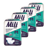 Fralda Geriátrica Adulto Mili Vita- Tam: M - 36 Fraldas