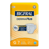 Fralda Geriátrica Bigfral Derma Plus G (c/07) - Bigfral