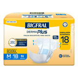 Fralda Geriátrica Bigfral Derma Plus M