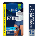 Fralda Geriátrica Cueca Descartável Tena Pants Men 16 Unid