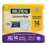 Fralda Geriátrica Para Adulto Descartável Bigfral Xg 14 Unid