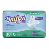 Fralda Geriatrica Para Adulto Unifral Com 30 Und - Grande
