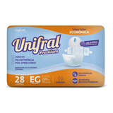 Fralda Geriatrica Para Adulto Unifral Pacote Economico
