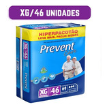 Fralda Geriátrica Prevent Hiper Xg Com 46 Unidades