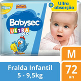 Fralda Infantil Ultrasec Galinha Pintadinha Babysec