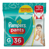Fralda Pampers Pants Ajuste Total G - 36 Unidades