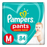 Fralda Pampers Pants Ajuste Total M 84 Unidades