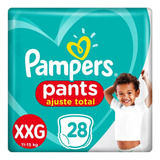 Fralda Pampers Pants Ajuste Total Mega Xxg 28 Unidades