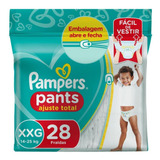 Fralda Pampers Pants Ajuste Total Xxg 28 Unidades