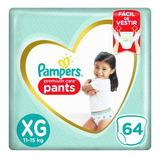 Fralda Pampers Premium Care Pants Top Tamanho Xg 64 Unidades