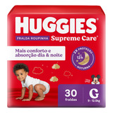 Fralda Roupinha Huggies Supreme Care G 30 Un
