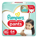 Fraldas Descartáveis Infantil Premium Care Pants Pampers 