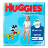 Fraldas Huggies Tripla Proteção Xxg