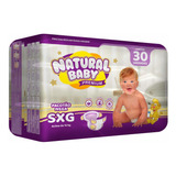 Fraldas Natural Baby Mega Premium Sxg 30u