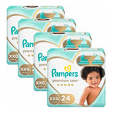 Fraldas Pampers Premium Care Xxg Kit C/4 Pacotes