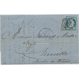 França 1873 Sobrecarta Circulada Lyon A Aureille Yvert 60a