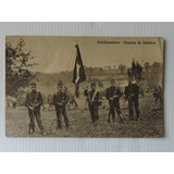 França Postal 1ª Guerra Bataillonsfahne Não Circulado