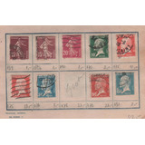 França Selos Antigos Entre 1923 E 1924 - Fol.7