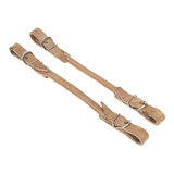 Francalete De Couro Natural Para Embocaduras Bronc-steel 297