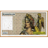 France - Cédula De Teste Echantillon 10103, Lady Guerreira
